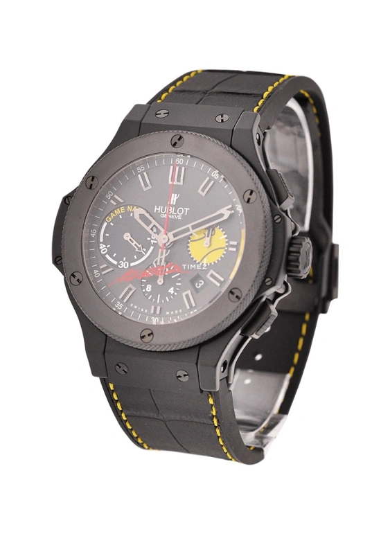 Hublot,Big Bang 44mm,44mm,Ceramic,Black,Automatic,Chronograph,Day,301,301.C1.8017.GR.NST11