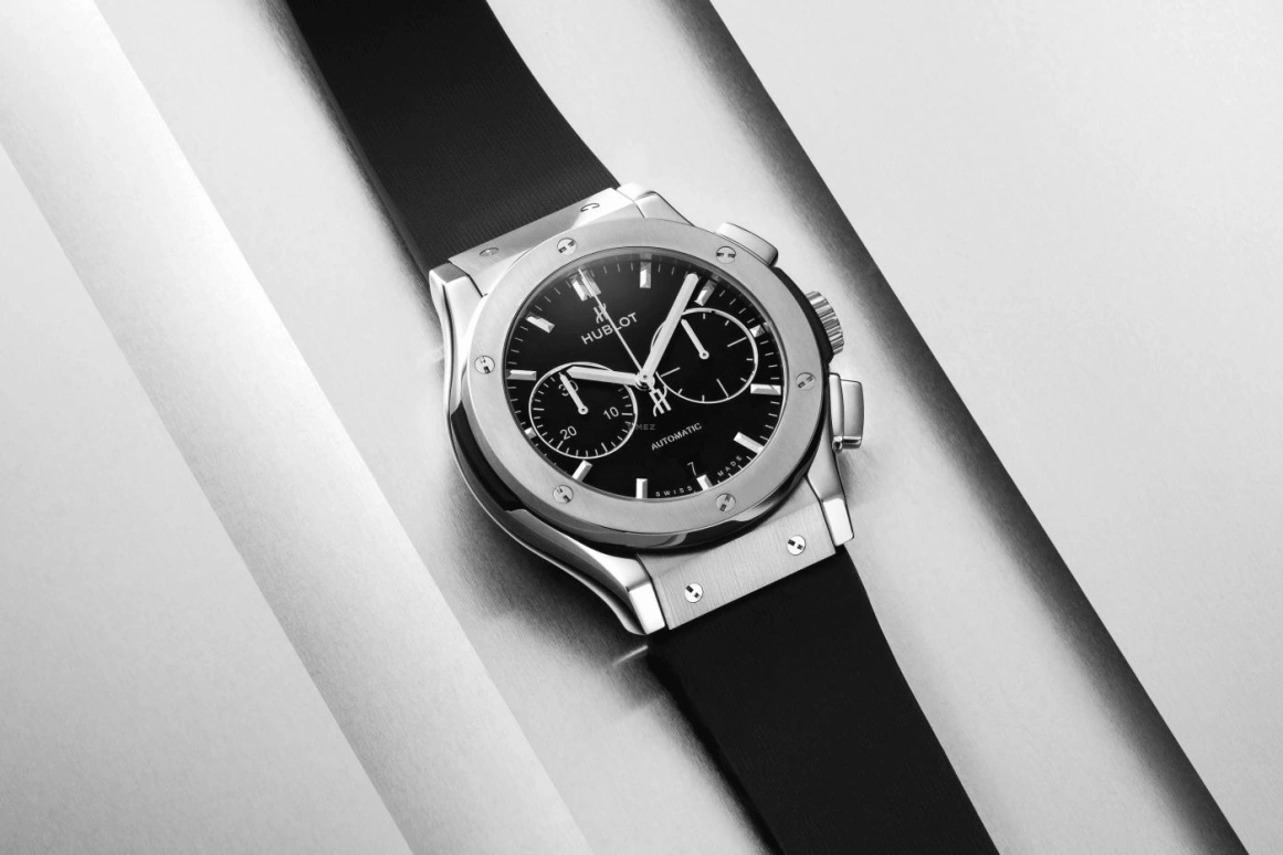 Hublot,Classic Fusion 45mm,45mm,Titanium Gold,Black,Automatic,42hours,In-house Caliber,521,521.NX.1171.RX