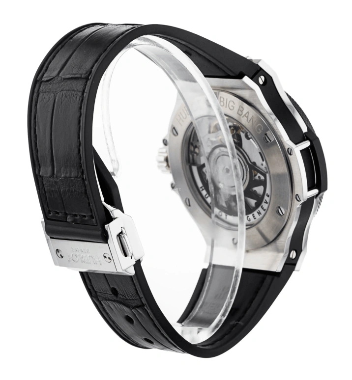 Hublot,Big Bang 38mm,38mm,Stainless Steel,Black,Automatic,42hours,In-house Caliber,365,365.SM.1770.LR