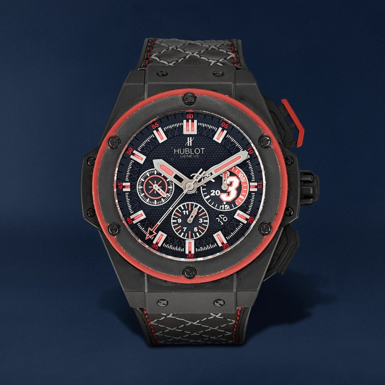 Hublot,King Power 48mm,48mm,Ceramic,Black,Automatic,Chronograph,Day,703,703.CI.1123.VR.DWD11