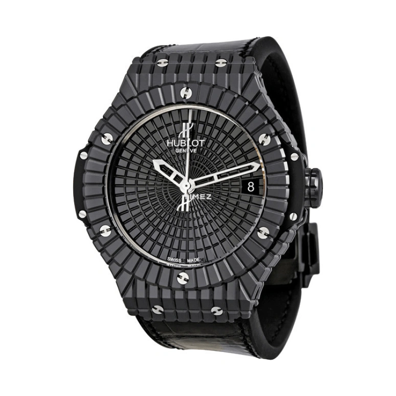 Hublot,Big Bang 41mm,41mm,Ceramic,Black,Automatic,Day,Sapphire,Crystal Glass,346,346.CX.1800.BR