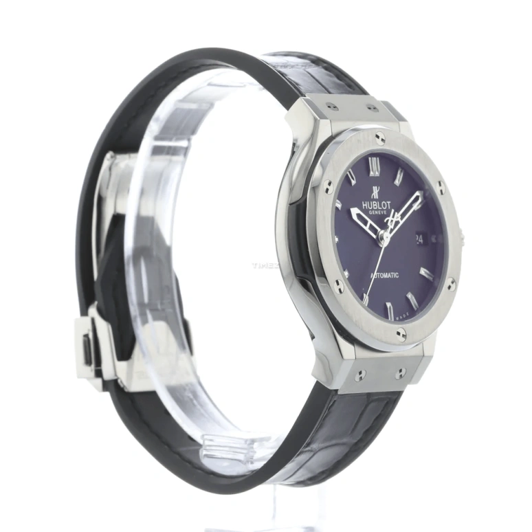 Hublot,Classic Fusion 38mm,38mm,Titanium,Black,Automatic,Day,42hours,565,565.NX.1170.LR