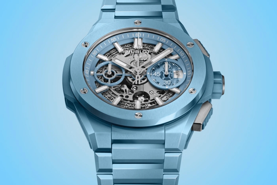 Hublot,Big Bang 42mm,42mm,Ceramic,Sky Blue,Blue,Automatic,72hours,In-house Caliber,451,451.EX.5120.EX