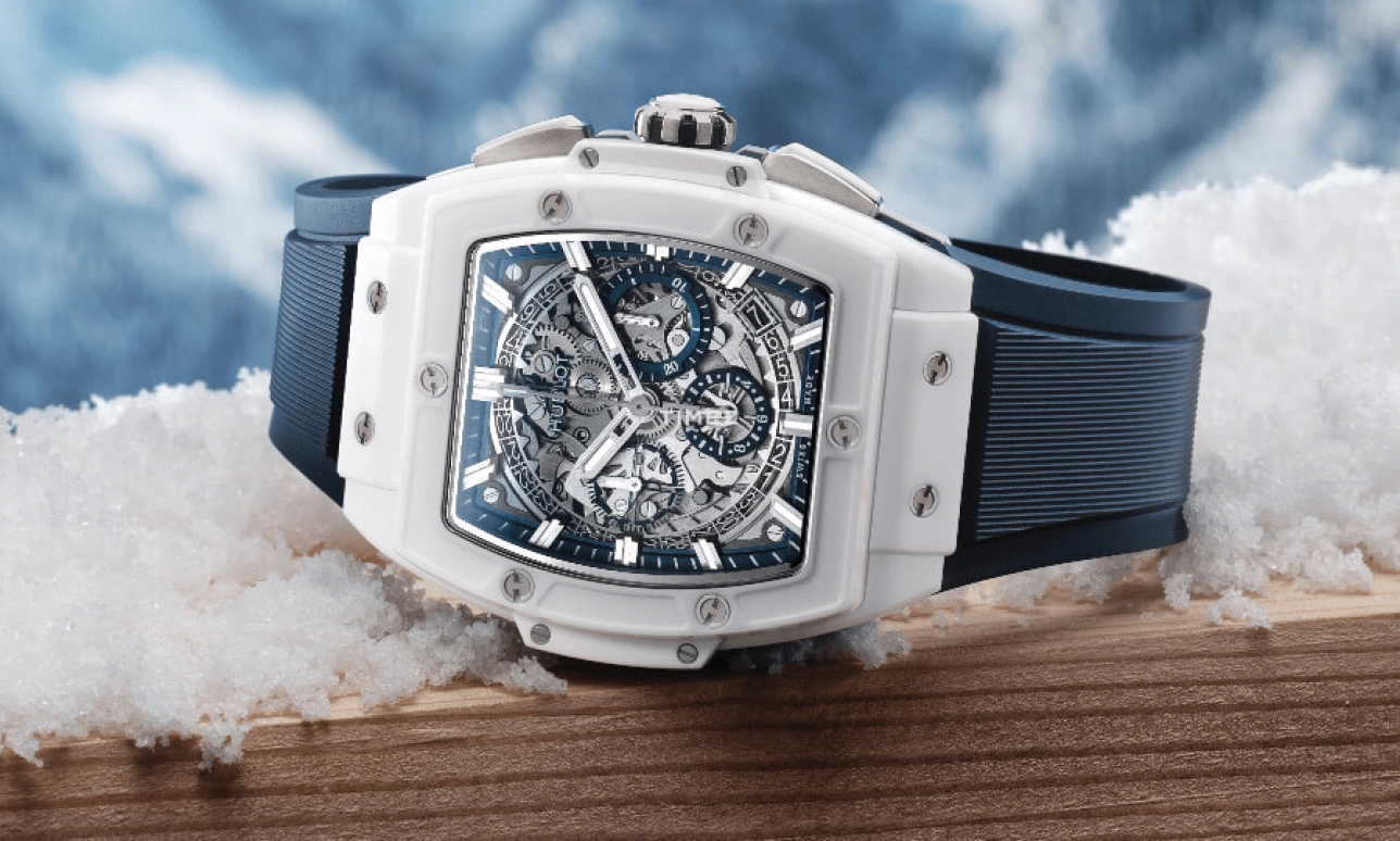 Hublot,Big Bang 42mm,42mm,Ceramic,Skeleton,Grey,Automatic,Chronograph,Day,641,641.HX.7170.RX.ASP19