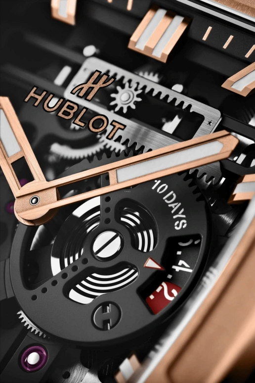 Hublot,Spirit of Big Bang 45mm,45mm,KING GOLD,Black,Skeleton,Handwound,Power Reserve Indicator,240hours,614,614.OX.1180.RX