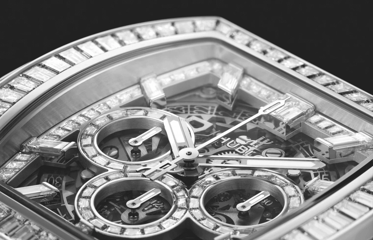 Hublot,Big Bang 42mm,42mm,White Gold,Skeleton,Automatic,Chronograph,Day,642,642.WX.9017.LR.9904
