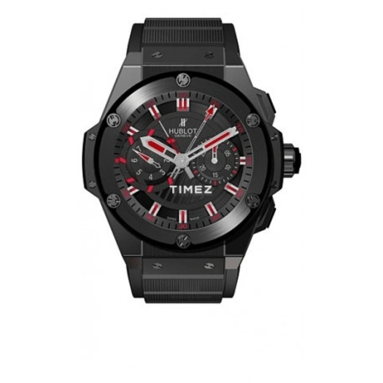 Hublot,King Power 48mm,48mm,Ceramic,Black,Automatic,Chronograph,Rattrapante,715,715.CI.1123.RX