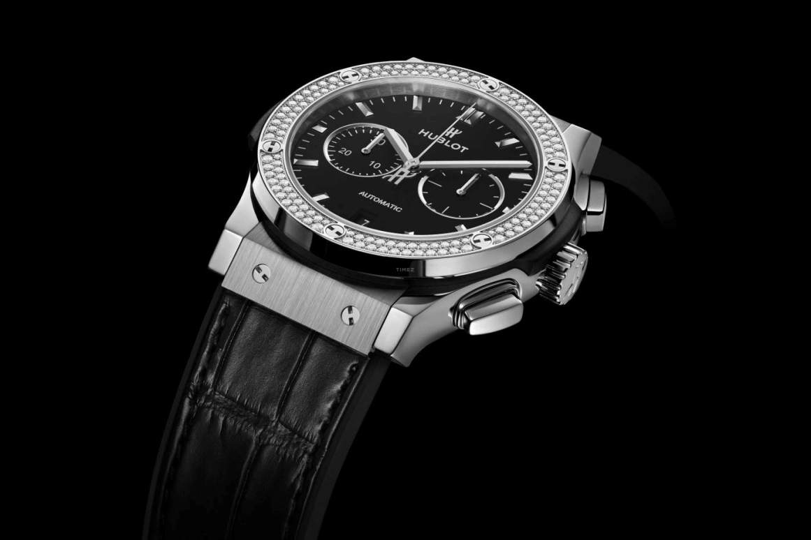 Hublot,Classic Fusion 42mm,42mm,Titanium Gold,Black,Automatic,Chronograph,Day,541,541.NX.1171.LR.1104