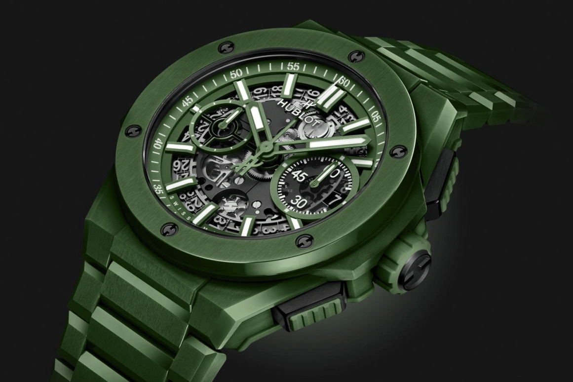 Hublot,Big Bang 42mm,42mm,Ceramic,Green,Automatic,72hours,In-house Caliber,Novak Djokovic,451,451.GX.5220.GX