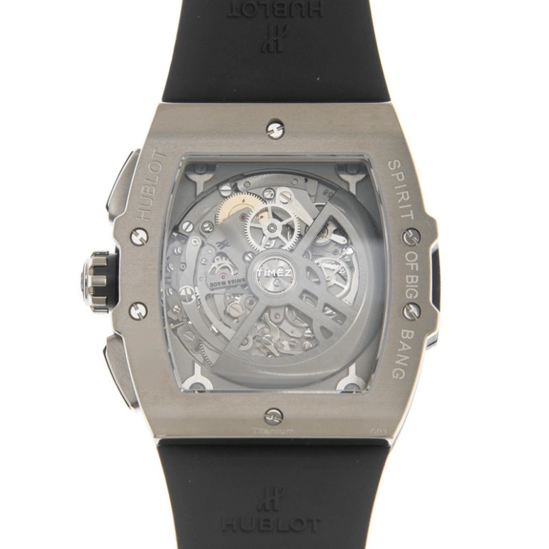 Hublot,Big Bang 42mm,42mm,Titanium,Silver,Skeleton,Automatic,Chronograph,Day,641,641.NX.0173.RX