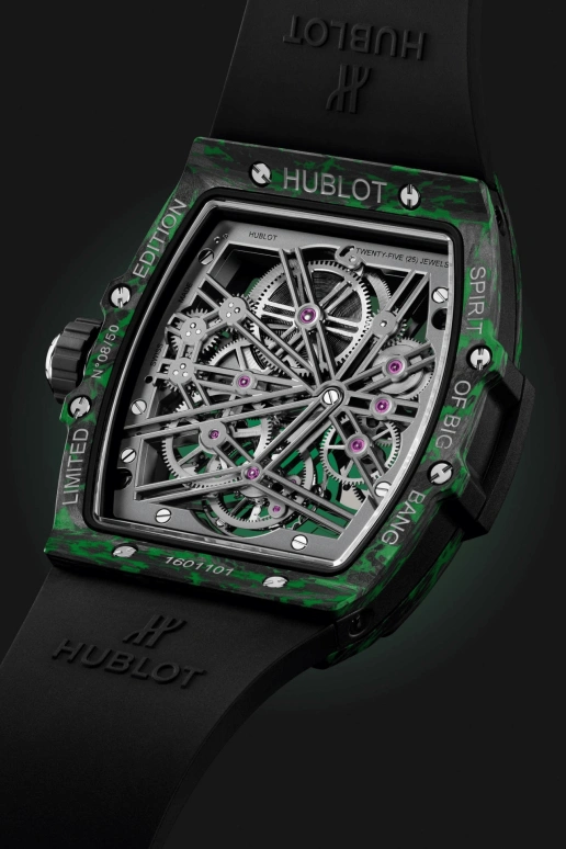Hublot,Spirit of Big Bang 42mm,42mm,Fiber Glass,Carbon,Handwound,115hours,In-house Caliber,645,645.QG.5217.RX