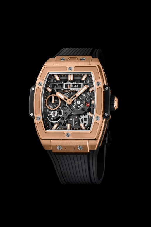 Hublot,Spirit of Big Bang 45mm,45mm,KING GOLD,Black,Skeleton,Handwound,Power Reserve Indicator,240hours,614,614.OX.1180.RX
