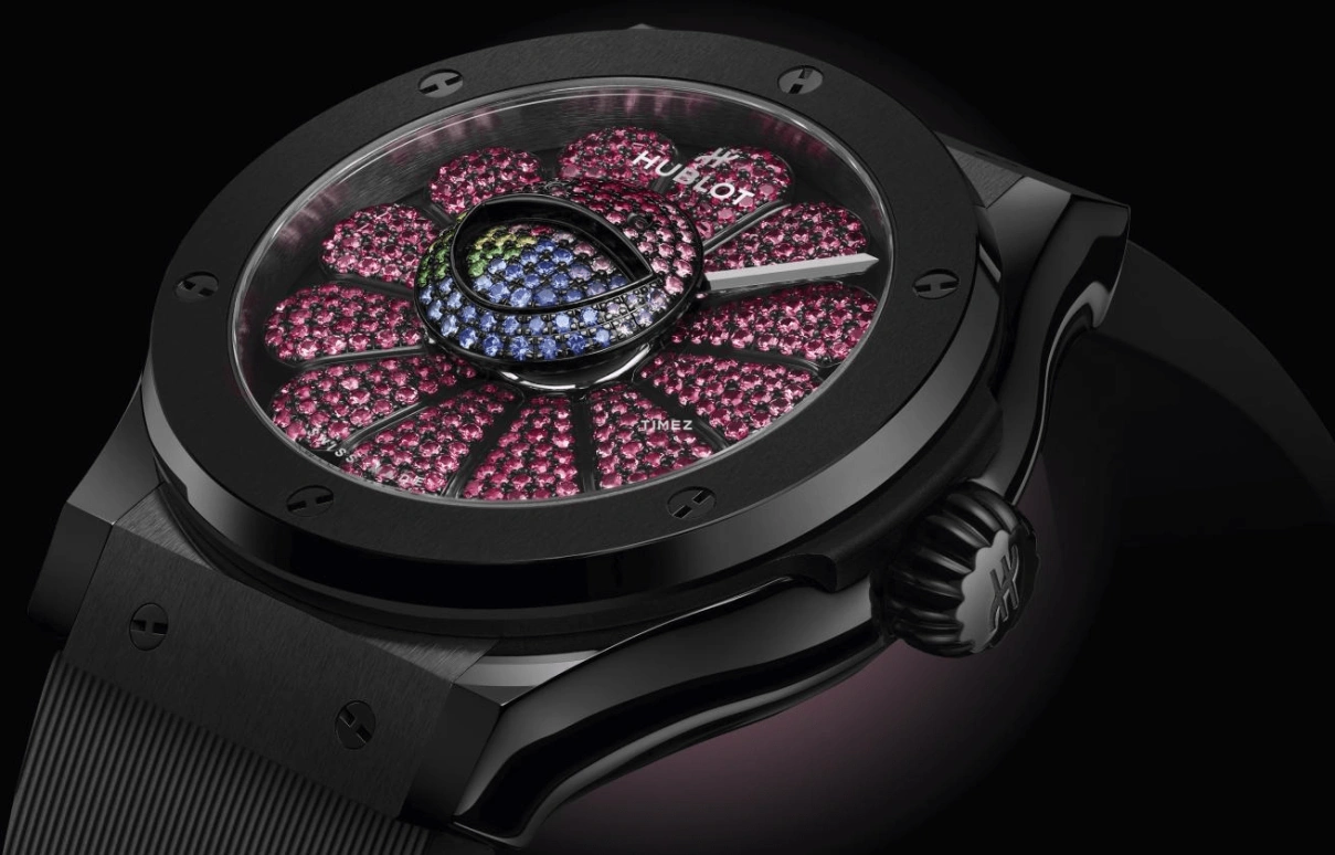 Hublot,Classic Fusion 45mm,45mm,Ceramic,Red,Multi-Color,Automatic,Sapphire,Round,507,507.CX.9014.RX.TAK23