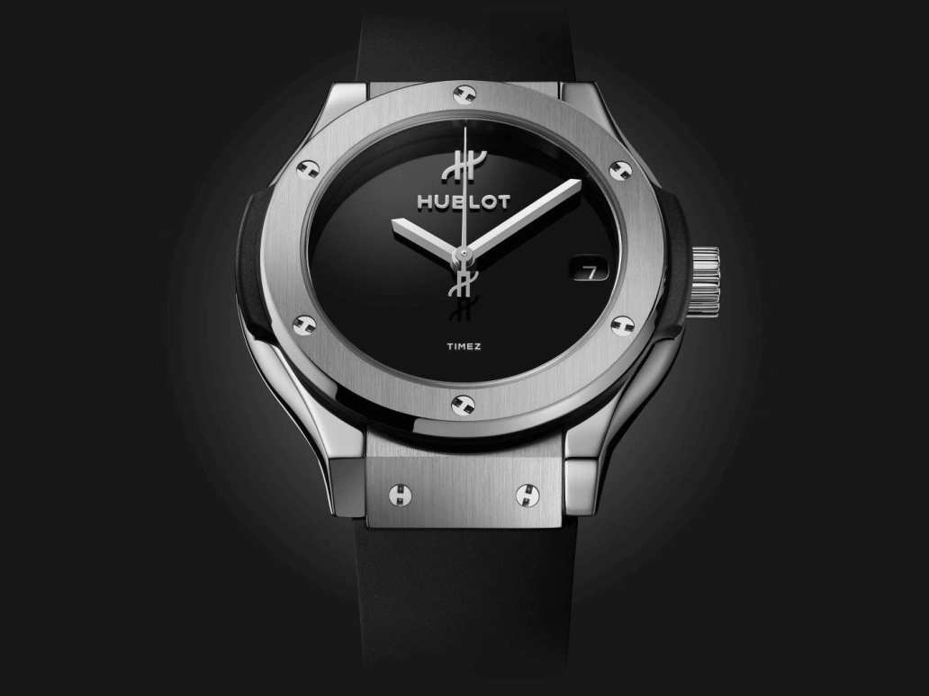 Hublot,Classic Fusion 33mm,33mm,Titanium,Black,Day,Sapphire,Crystal Glass,Round,581,581.NX.1270.RX.MDM