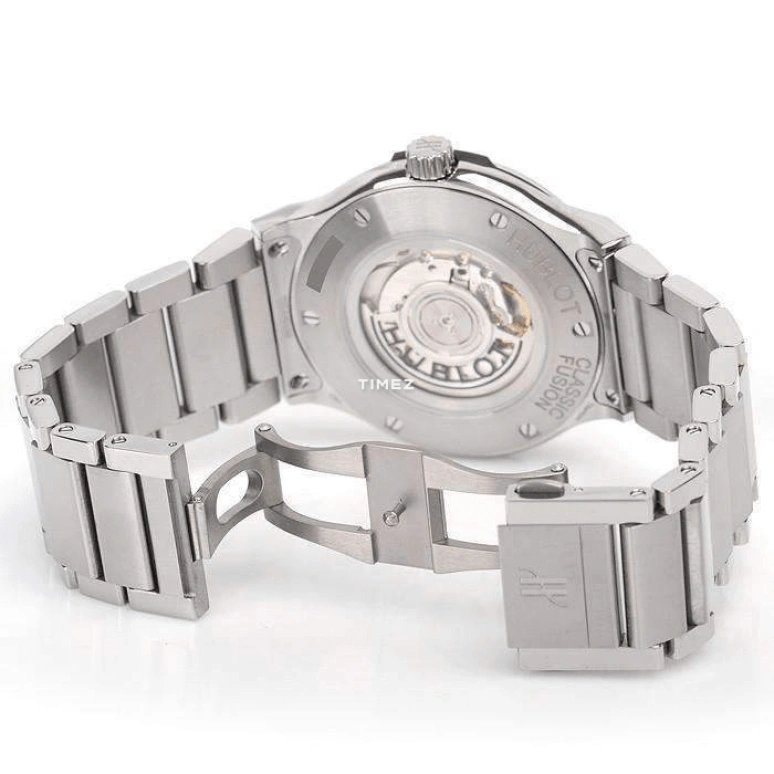 Hublot,Classic Fusion 42mm,42mm,Titanium,Black,Automatic,Day,42hours,542,542.NX.1170.NX
