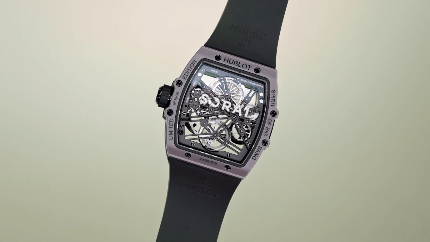 Hublot,Spirit of Big Bang 42mm,42mm,Ceramic,Skeleton,Grey,Handwound,Power Reserve Indicator,Tourbillon,645,645.FX.8020.NR.SOA24