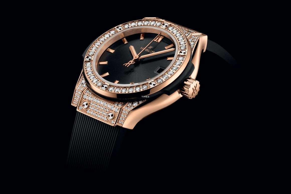 Hublot,Classic Fusion 29mm,29mm,KING GOLD,Black,Quartz,Day,In-house Caliber,591,591.OX.1480.RX.1604