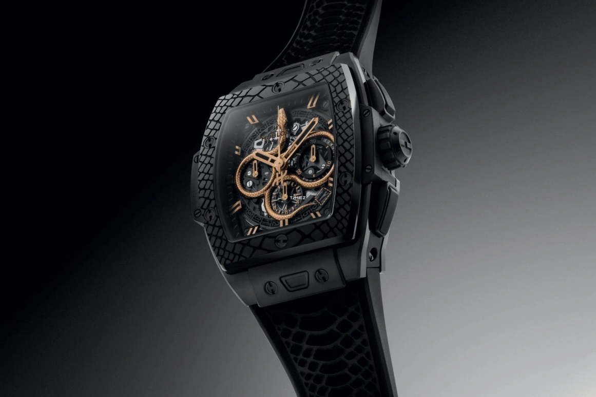 Hublot,Spirit of Big Bang 42mm,42mm,Ceramic,Black,Rose Gold,Automatic,Chronograph,Day,snake,642,642.CI.0180.RX.CNY25