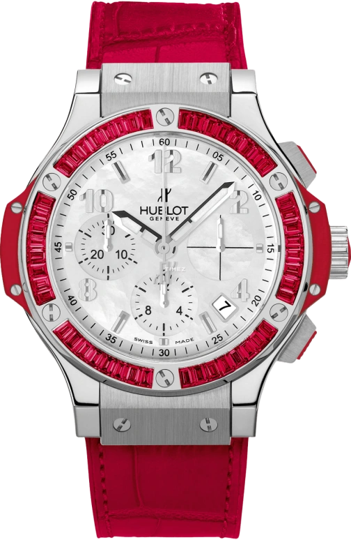 Hublot,Big Bang 41mm,41mm,Stainless Steel,Silver White,Sapphire,Crystal Glass,Round,341,341.SR.6010.LR.1913