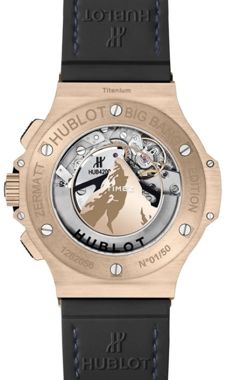 Hublot,Big Bang 44mm,44mm,Rose Gold,Blue,Automatic,Chronograph,Day,301,301.PQ.7180.VR.ZTT18