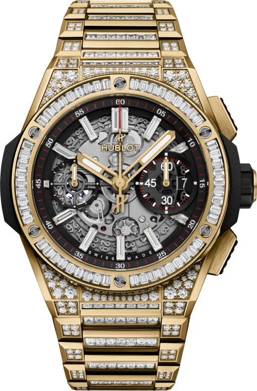 Hublot,Big Bang 42mm,42mm,Yellow Gold,Black,Automatic,72hours,In-house Caliber,451,451.VX.1130.VX.9804