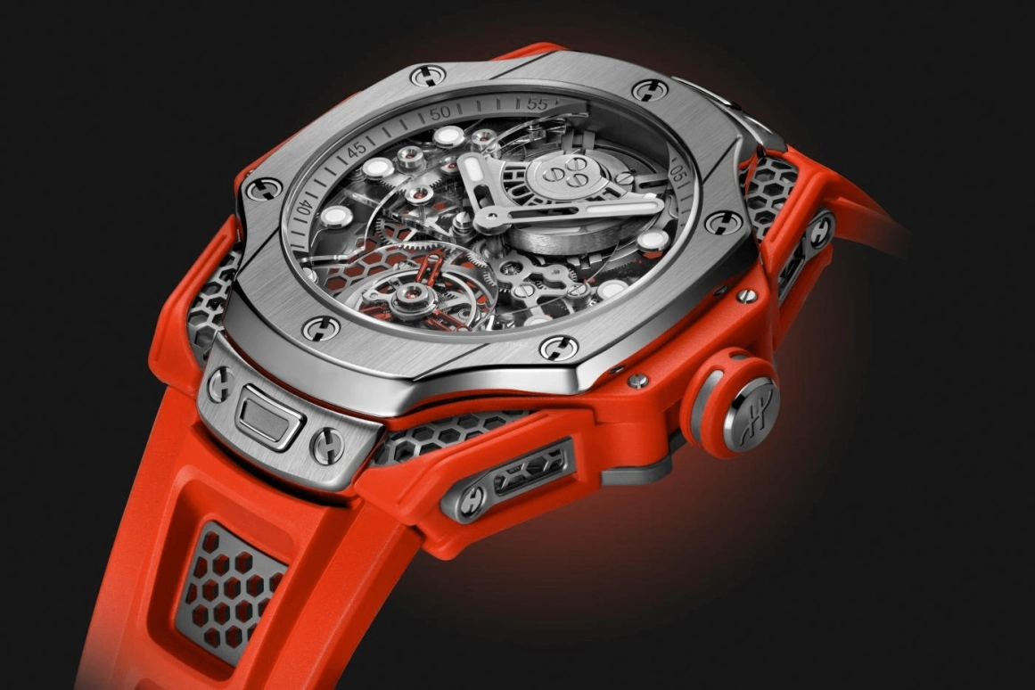 Hublot,Big Bang 44mm,44mm,Titanium Gold,Skeleton,Automatic,Tourbillon,72hours,428,428.NX.0100.RX.SRA22