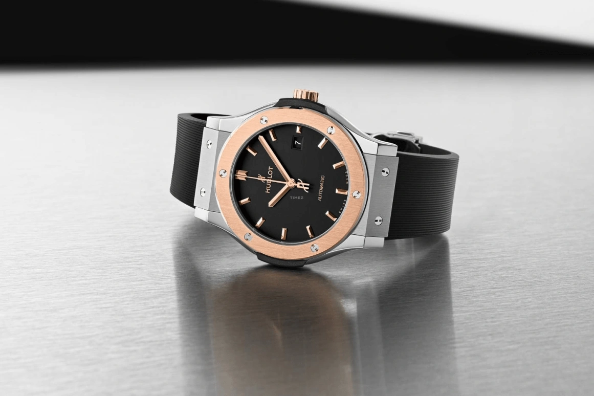Hublot,Classic Fusion 42mm,42mm,Titanium Gold,Black,Automatic,42hours,In-house Caliber,542,542.NO.1181.RX