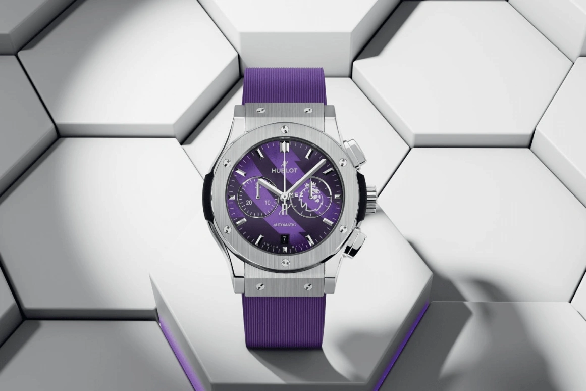 Hublot,Classic Fusion 42mm,42mm,Titanium,Purple,Automatic,Chronograph,Day,541,541.NX.8970.RX.PLW23