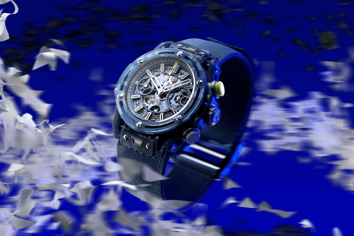 Hublot,Big Bang 42mm,42mm,Composite,Blue,Automatic,Chronograph,Day,Novak Djokovic,441,441.QKB.5120.NR.DJO24