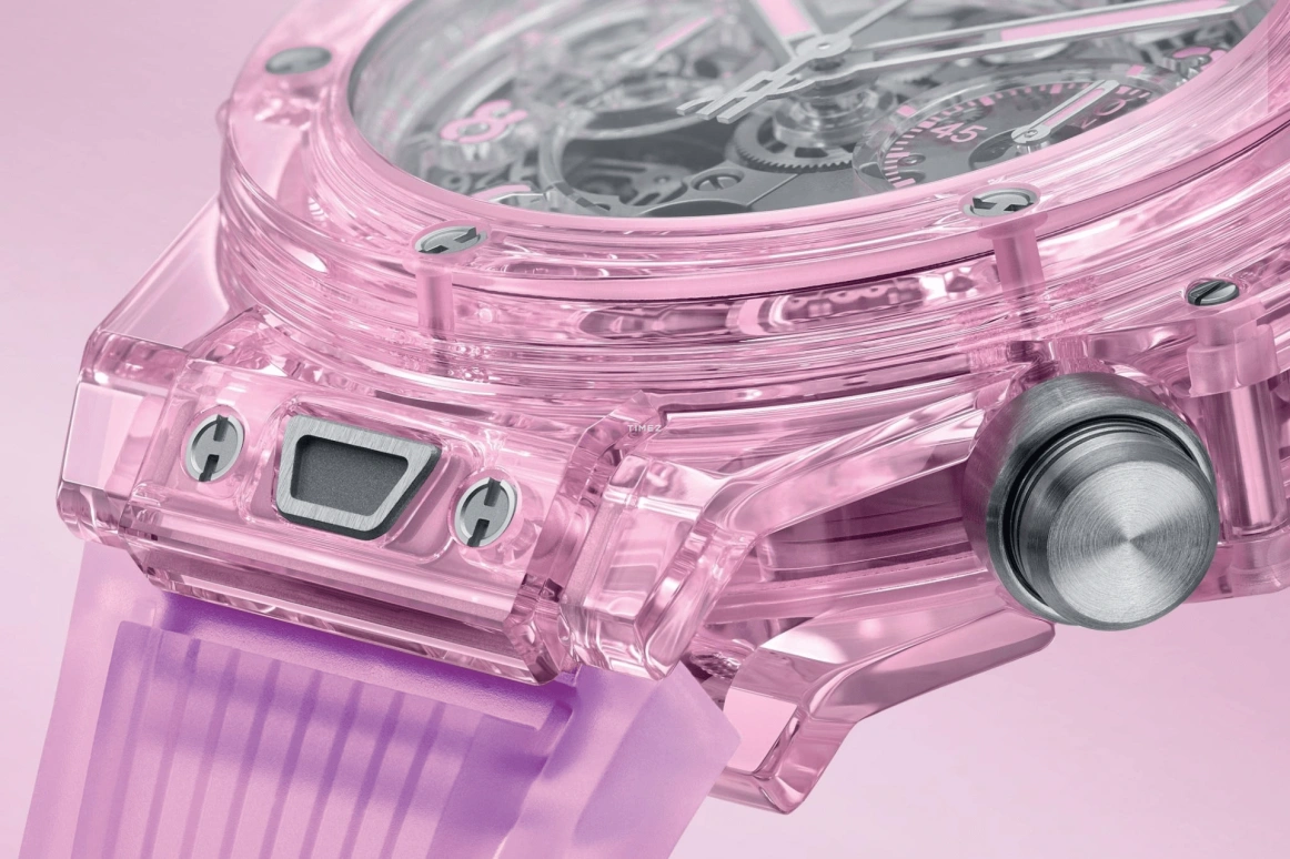 Hublot,Big Bang 42mm,42mm,Sapphire,Pink Red,Grey,Automatic,Chronograph,Day,Flyback,Column Wheel,72hours,In-house Caliber,441,441.JP.4890.RT