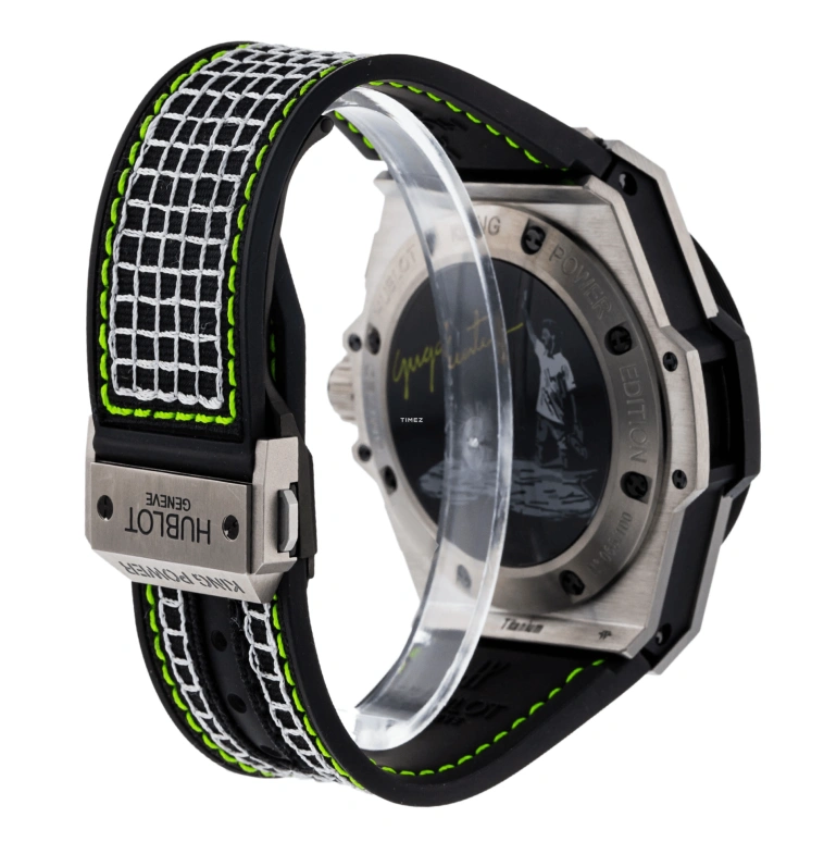 Hublot,King Power 48mm,48mm,Titanium,Black,Automatic,Chronograph,Day,703,703.NQ.1129.NR.GUG13