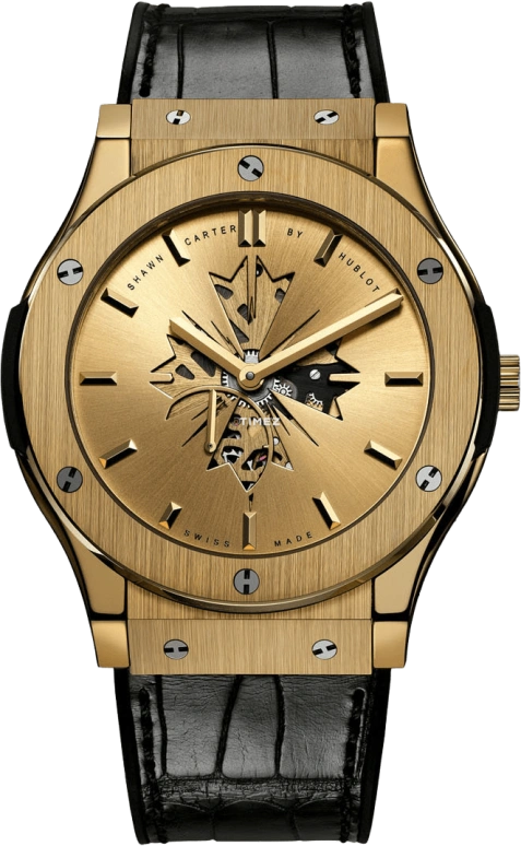 Hublot,Classic Fusion 45mm,45mm,Yellow Gold,Gold,Handwound,90hours,In-house Caliber,515,515.VX.4001.LR.SCH13