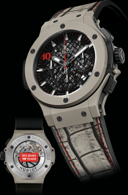 Hublot,Big Bang 44mm,44mm,Aluminium Magnesium alloy,Aluminium,Magnesium Alloy,Black,Automatic,Chronograph,Day,311,311.UI.1123.GR.SLE15