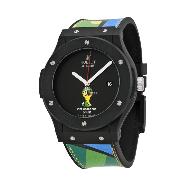 Hublot,Big Bang 45mm,45mm,Plastic,Black,Quartz,Day,Sapphire,Crystal Glass,500,500.XI.1100.VR.FIF14