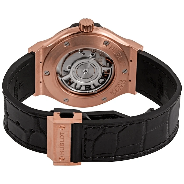 Hublot,Classic Fusion 38mm,38mm,Rose Gold,Yellow,Silver White,Rose Gold,Automatic,Day,42hours,565,565.OX.9010.LR.1704
