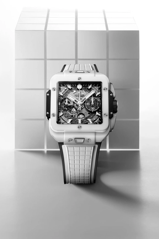 Hublot,Square Bang 42mm,42mm,Ceramic,Skeleton,Chronograph,Day,Flyback,821,821.HX.0170.RX
