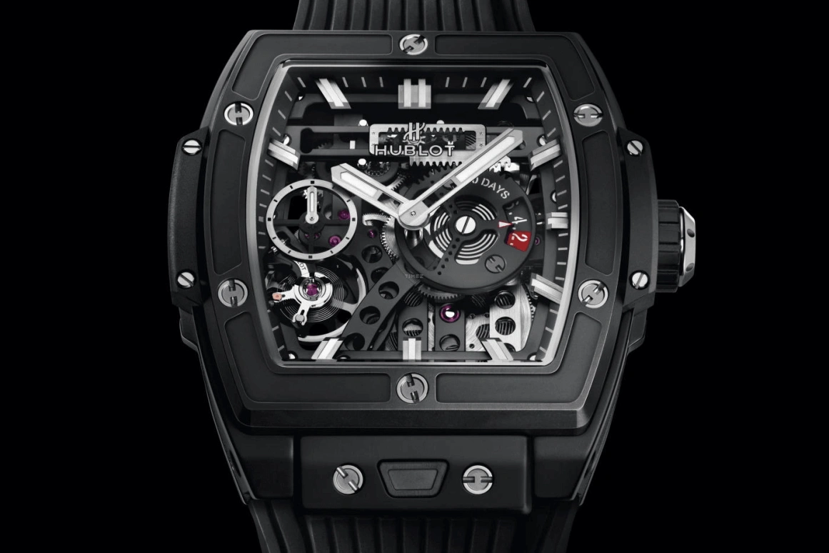Hublot,Spirit of Big Bang 45mm,45mm,Ceramic,Black,Skeleton,Automatic,Power Reserve Indicator,240hours,614,614.CI.1170.RX