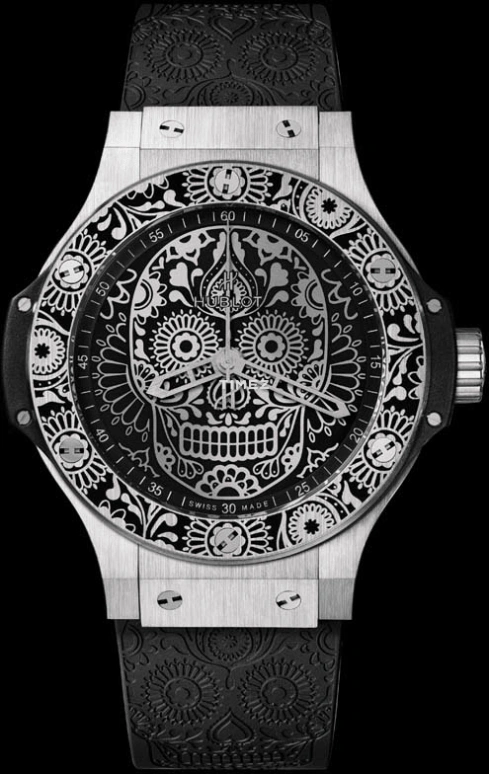 Hublot,Big Bang 44mm,44mm,Stainless Steel,Black,White,Automatic,42hours,In-house Caliber,316,316.SX.4310.RX.MEX17