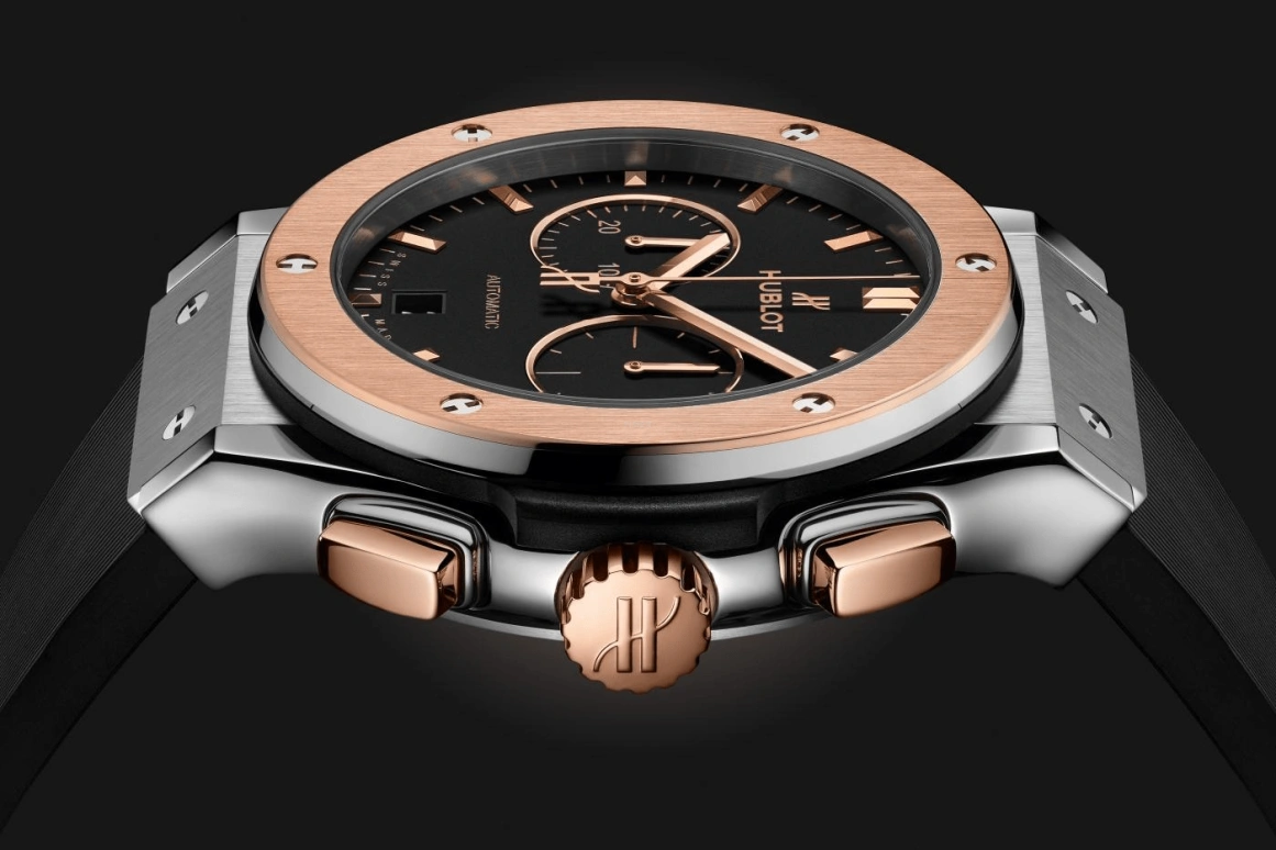 Hublot,Classic Fusion 42mm,42mm,Titanium Gold,Black,Automatic,42hours,In-house Caliber,541,541.NO.1181.RX