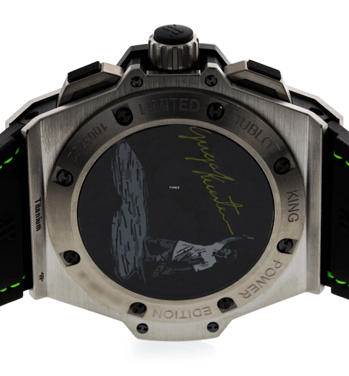 Hublot,King Power 48mm,48mm,Titanium,Black,Automatic,Chronograph,Day,703,703.NQ.1129.NR.GUG13