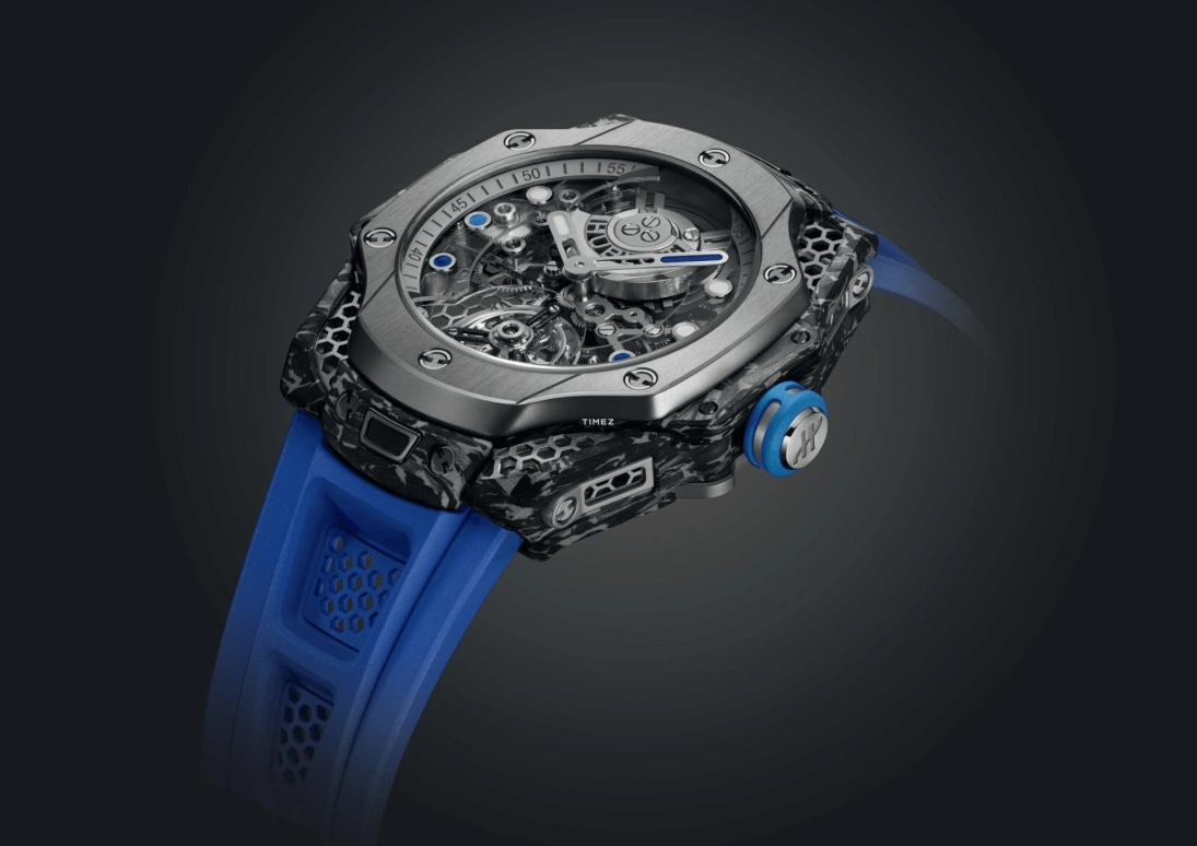 Hublot,Big Bang 44mm,44mm,Titanium,Carbon,Grey,Automatic,Tourbillon,72hours,428,428.NQ.0100.RX.SRA24