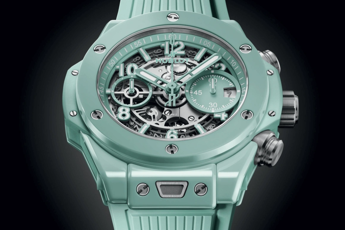 Hublot,Big Bang 42mm,42mm,Ceramic,See-through,Automatic,Chronograph,Day,441,441.GS.5221.RX