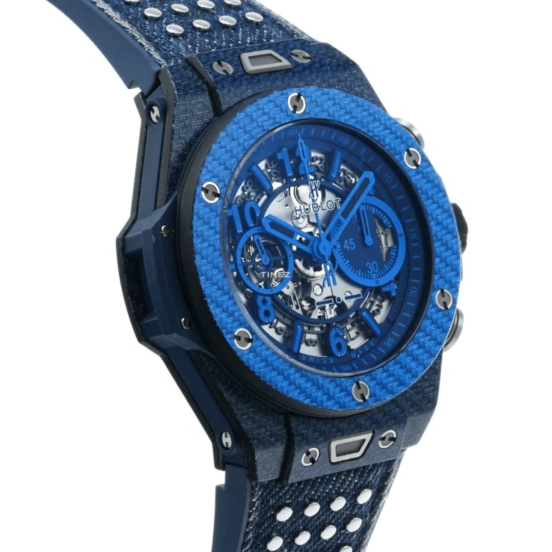 Hublot,Big Bang 45mm,45mm,Carbon,Silver,Automatic,Chronograph,Day,411,411.YL.5190.NR.IT115