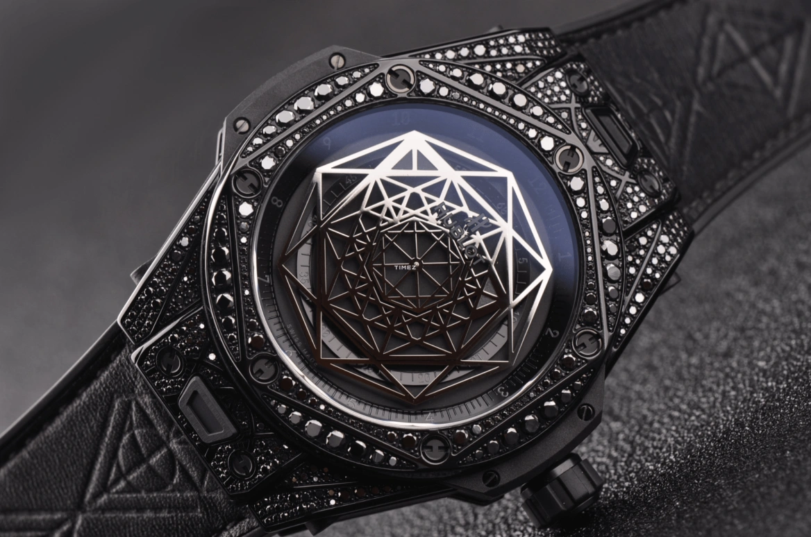 Hublot,Big Bang 45mm,45mm,Stainless Steel,Black,Automatic,Sapphire,Crystal Glass,Round,415,415.CX.1114.VR.1700.MXM17