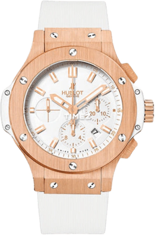 Hublot,Big Bang 44mm,44mm,Rose Gold,Titanium Gold,White,Automatic,Chronograph,Day,301,301.PE.2180.RW