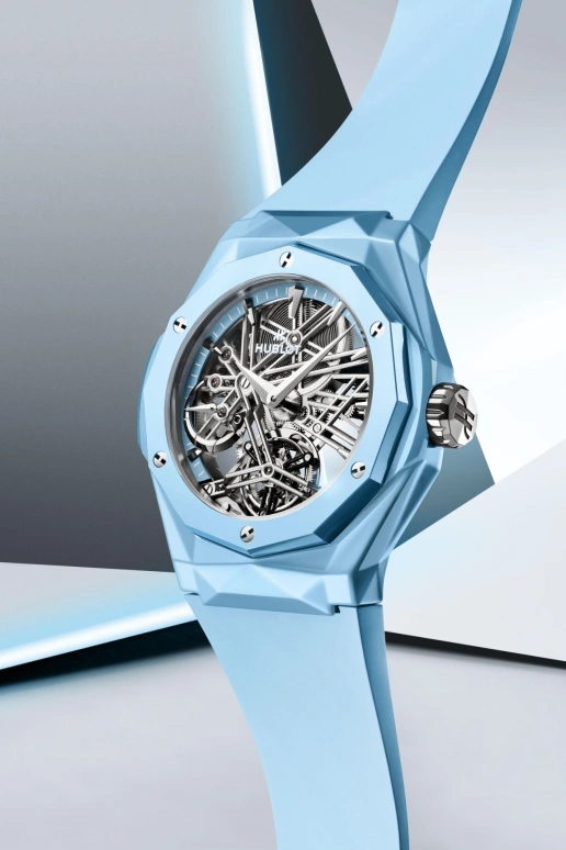 Hublot,Classic Fusion 45mm,45mm,Ceramic,Skeleton,Handwound,Power Reserve Indicator,Tourbillon,505,505.ES.5129.RX.ORL24