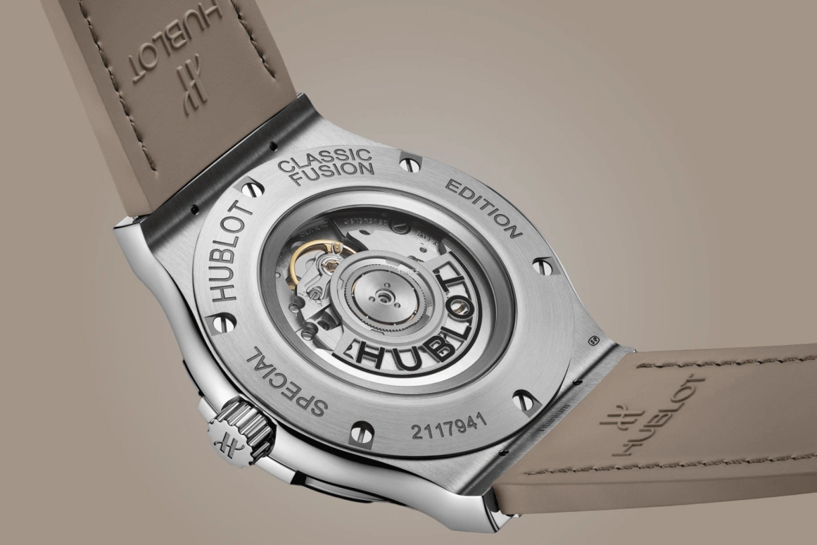 Hublot,Classic Fusion 45mm,45mm,Titanium,Taupe,Automatic,Day,42hours,511,511.NX.4610.NR.HEC25