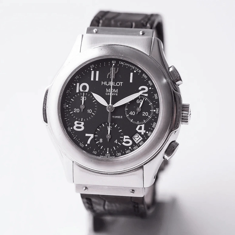 Hublot,Other 40mm,40mm,Stainless Steel,Black,Automatic,Chronograph,Day,1810,1810.1