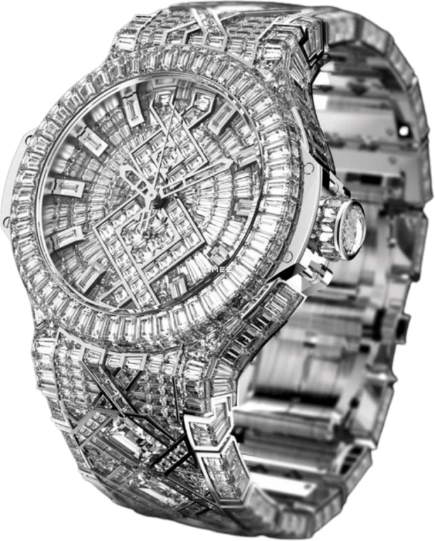 Hublot,Big Bang 44mm,44mm,White Gold,Silver White,Automatic,42hours,In-house Caliber,306,306.WX.0099.WX.9904