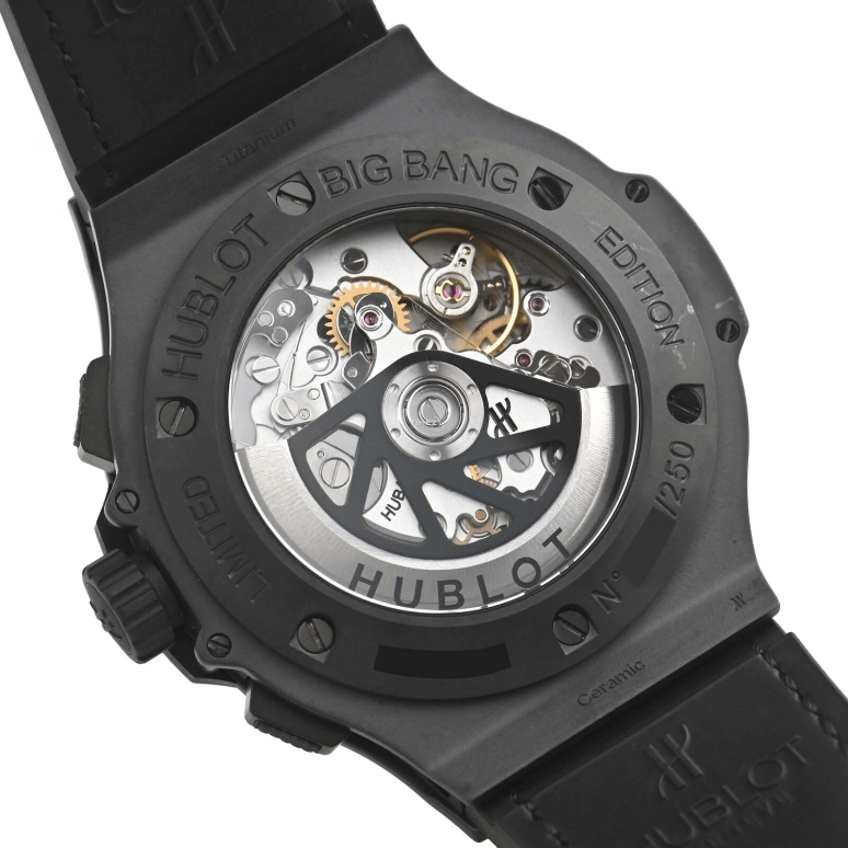 Hublot,Big Bang 44mm,44mm,Ceramic,Titanium Gold,Skeleton,Automatic,Chronograph,Day,301,301.CI.8710.NR